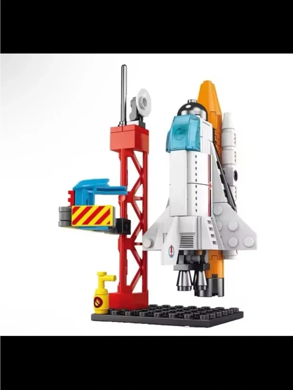 Space Rocket Building Blocks Craft Launch Center Base Puzzle Set BricksToys